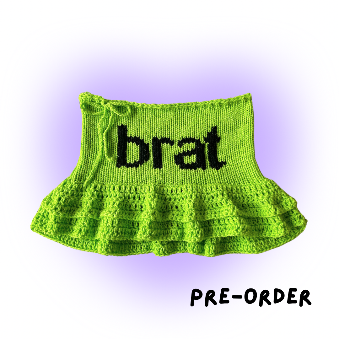 BRAT Mini Skirt S-M (pre-order)